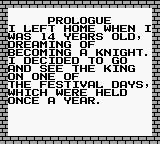 Knight Quest screenshot 4 for GameBoy
